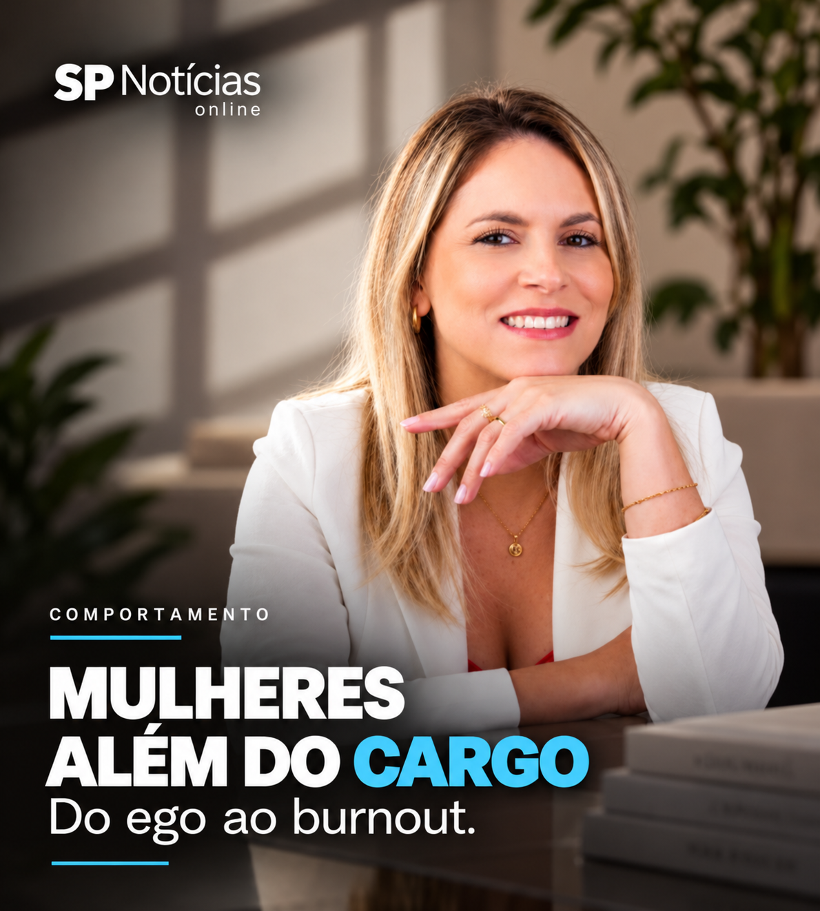 Ana Paula AK, autora do artigo Mulheres Além do Cargo: Do Ego ao Burnout